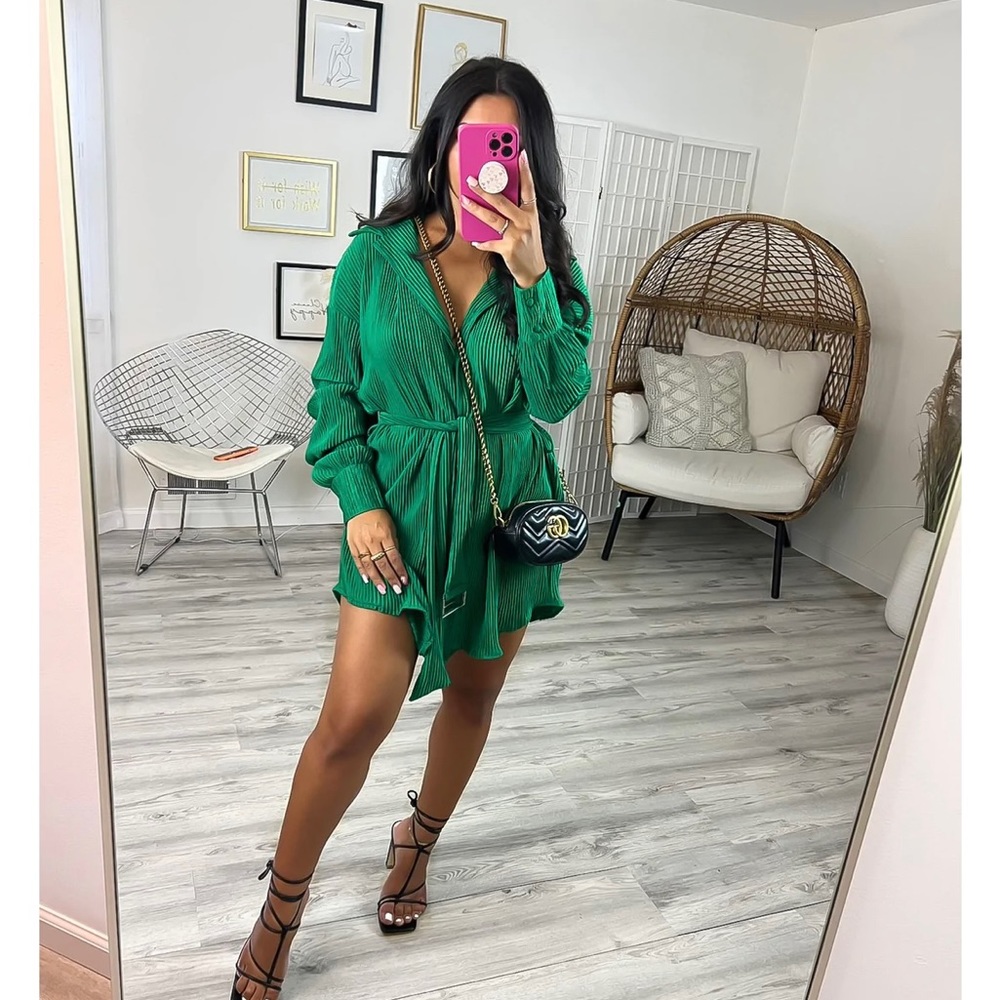 Green Dress- Size Large